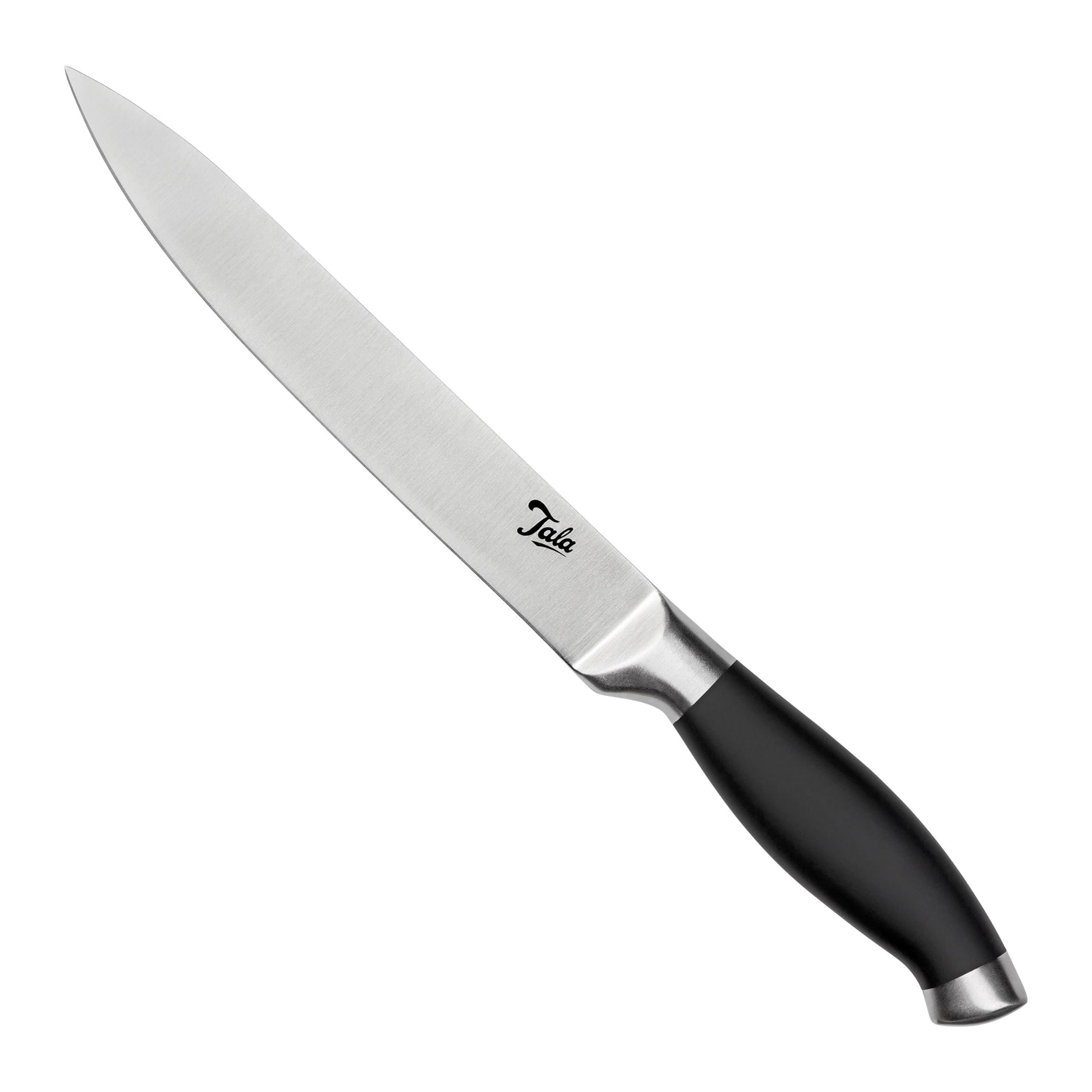 Tala Carving Knife, Non-Slip Grip Handle with 20cm Manganese Steel Infused Tapered Blade, Perfect for Carving and Slicing, Meat and Poultry