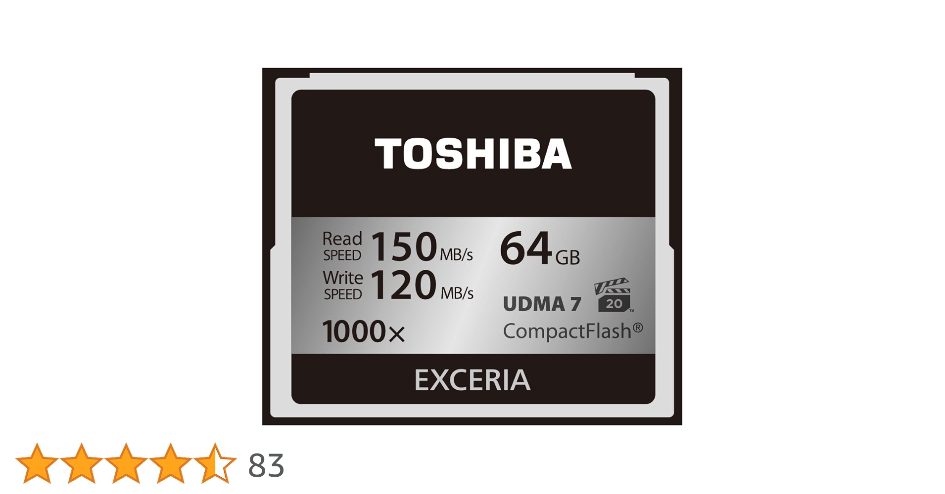 Amazon.co.jp: TOSHIBA コンパクトフラッシュカード 64GB