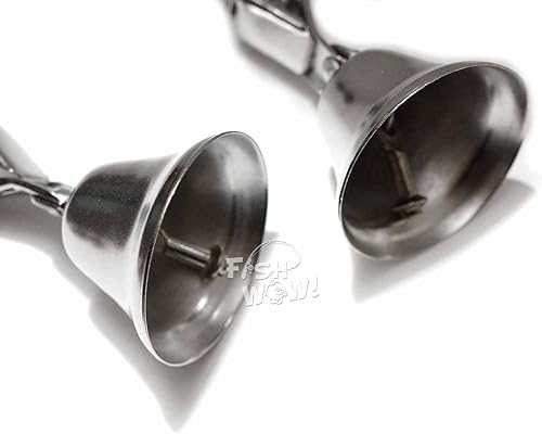 Miniatura 5 de 12pcs Pesca Libertad Campanas Alerta Águila Pinzas Abrazadera Señuelos Cebos Alarma Mordedura