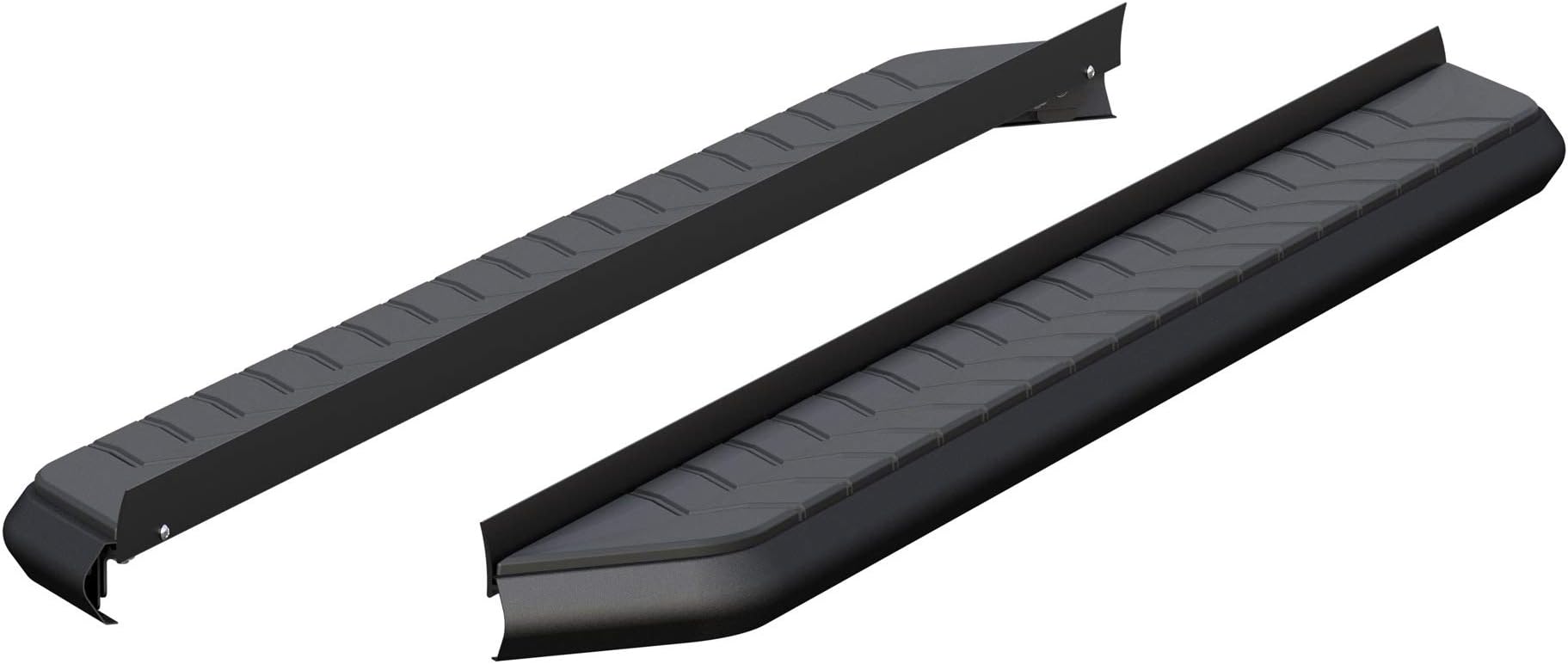 ARIES 2051967 AeroTread 5" x 67" Black Stainless Running Boards (No Brackets)
