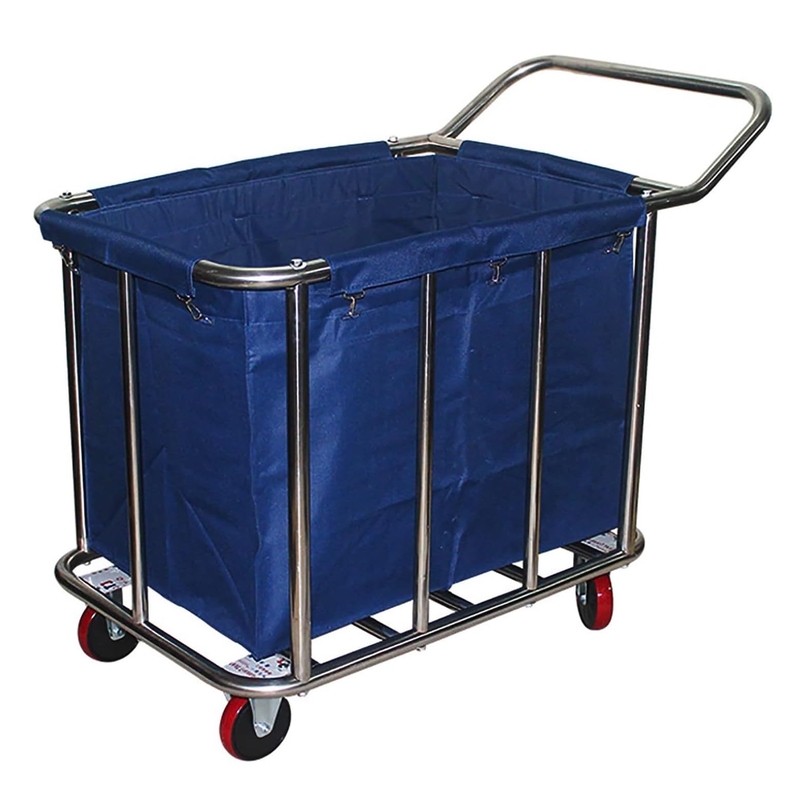 HTTGDGDH Commercial Laundry Sorter Cart 400L - Rolling Hamper Trolley With Wheels For Clothes Storage In Home Hotel Hostel Restaurant - Blue Laundry Basket,