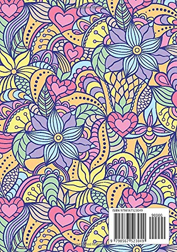 Morgan: Notebook A5 | Personalized name Morgan | Birthday gift for women, girl, mom, sister, daughter ... | Design : floral | 120 lined pages journal, small size A5 (5.83 x 8.27 inches) - Image 2