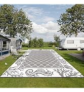Vaukki Reversible Rugs, Plastic Straw Outdoor Doormat, Fade Resistant Plastic Outdoor Patio Mat, ...