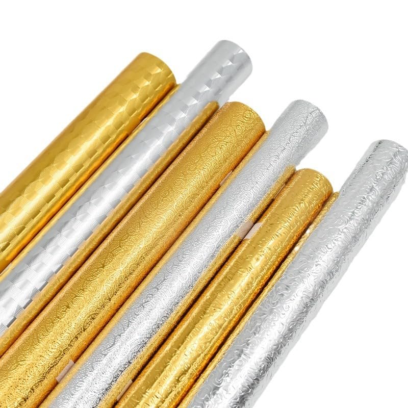 Papier peint de cuisine imperméable et résistant à l'huile en aluminium
