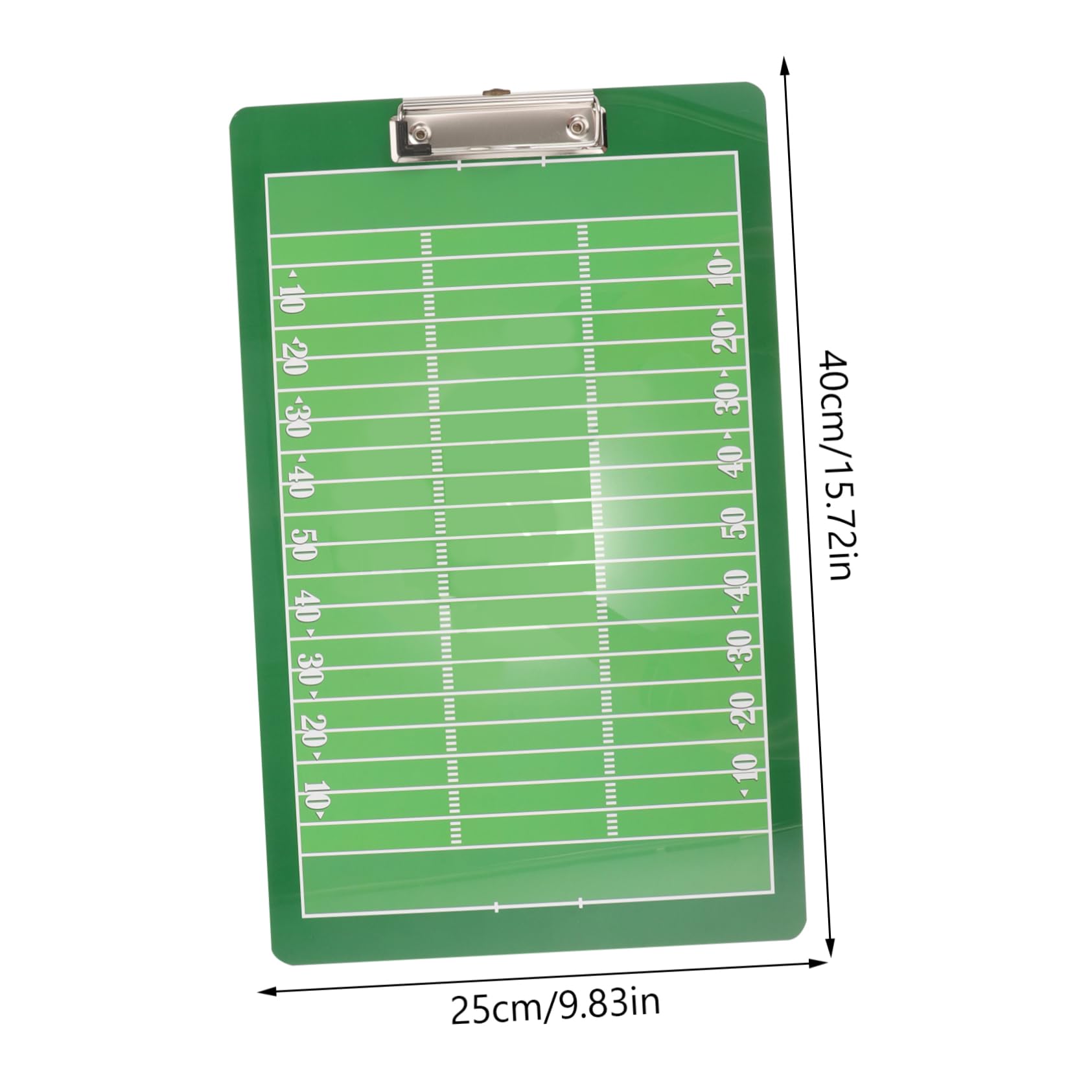 Totority Football Coaching Board Double Sided Dry Erase Clipboard for Coaches Portable Training Equipment for Football Matches Includes Markers Football Gear