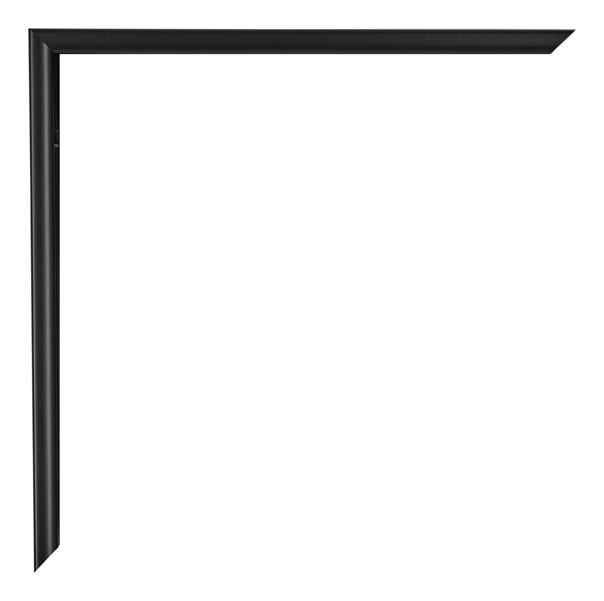 Marco de foto 37,5x98 cm Negro Mate Plástico cristal acrílico antirreflectante Easy