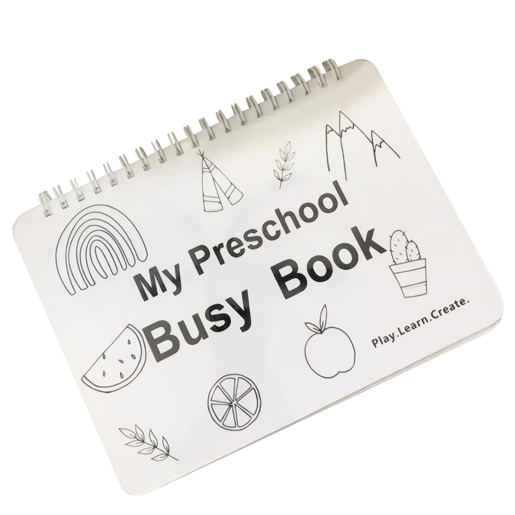 My Preschool Busy Book Set Thick Comprehensive Toddler Busy Book Set 12 Engaging Themes Educational Preschool for Travel and Fun Learning