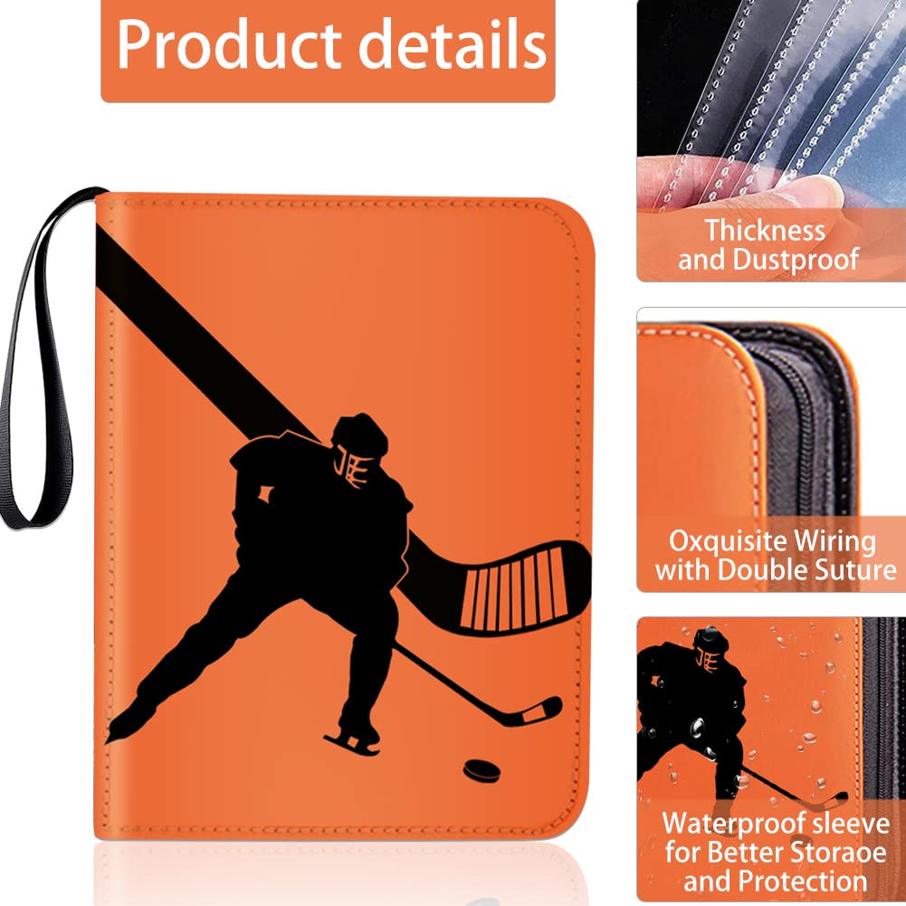 Amazon.com: Hockey Card Binder,9-Pocket Hockey Trading Card Binder with 900  Card Sleeves Refillable Cards Album Case for Cards Collection Baseball  Football Hockey Basketball Sports Cards (Hockey) : Toys & Games