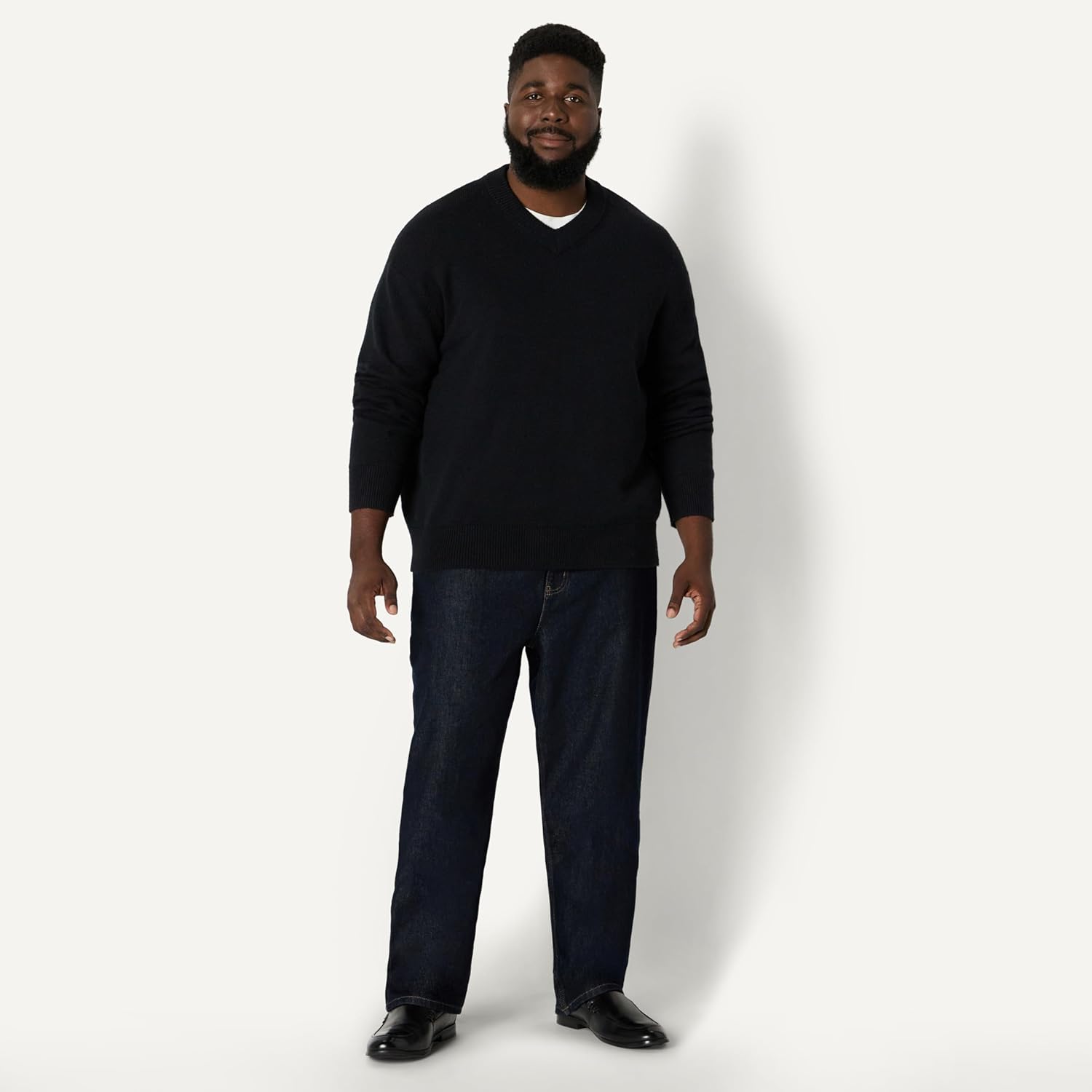 Amazon Essentials (Demi's Pick Men's Regular-Fit Cotton Blend V-Neck Sweater - Image 7