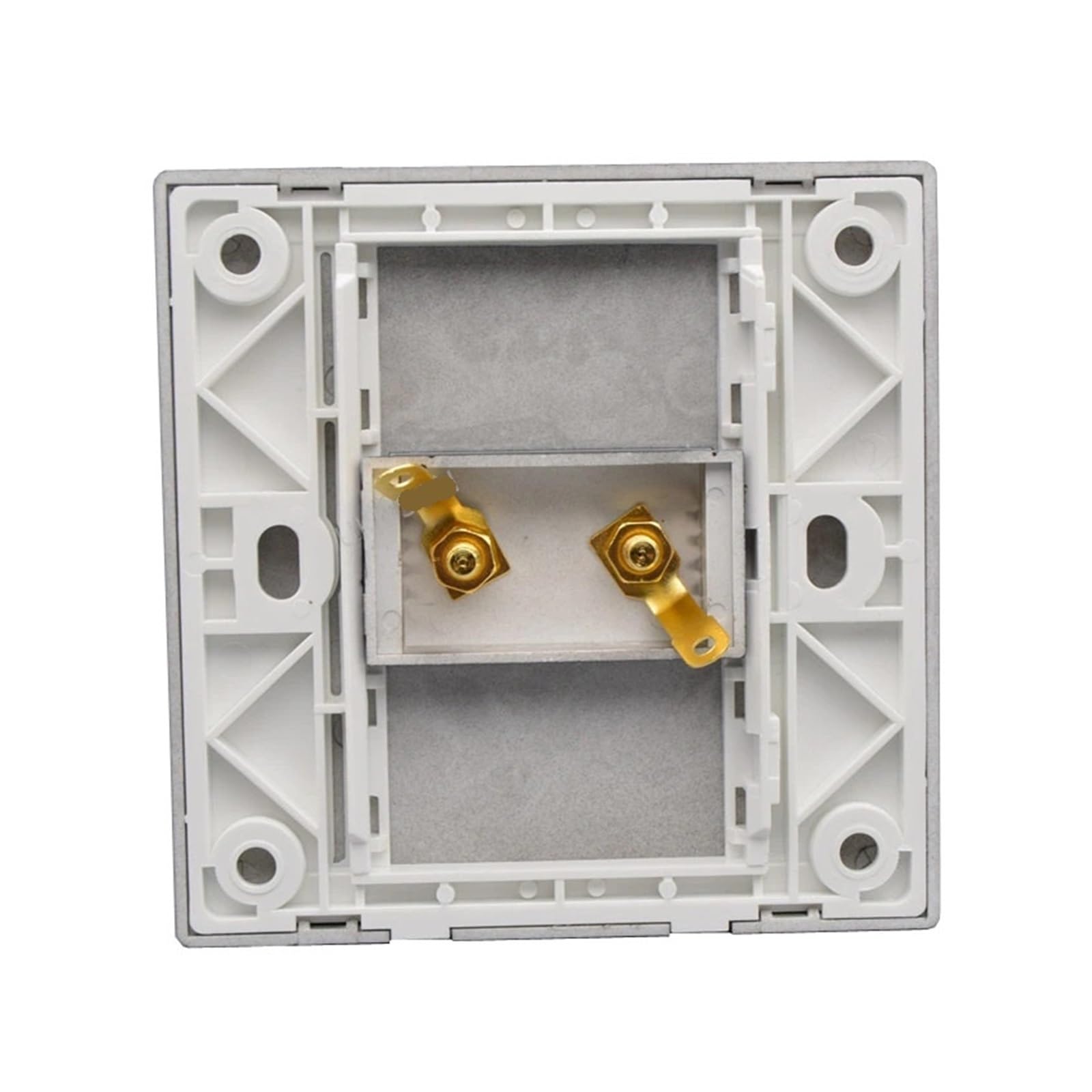 Panel głośnika 86 mm czarny z 1 portem lewy i prawy system Hi-Fi płytka ścienna