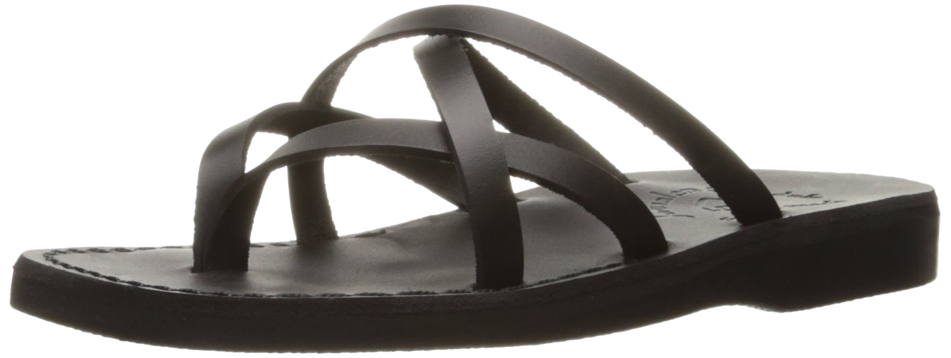 Jerusalem SandalsTamar - Leather Strappy Flip Flops - White