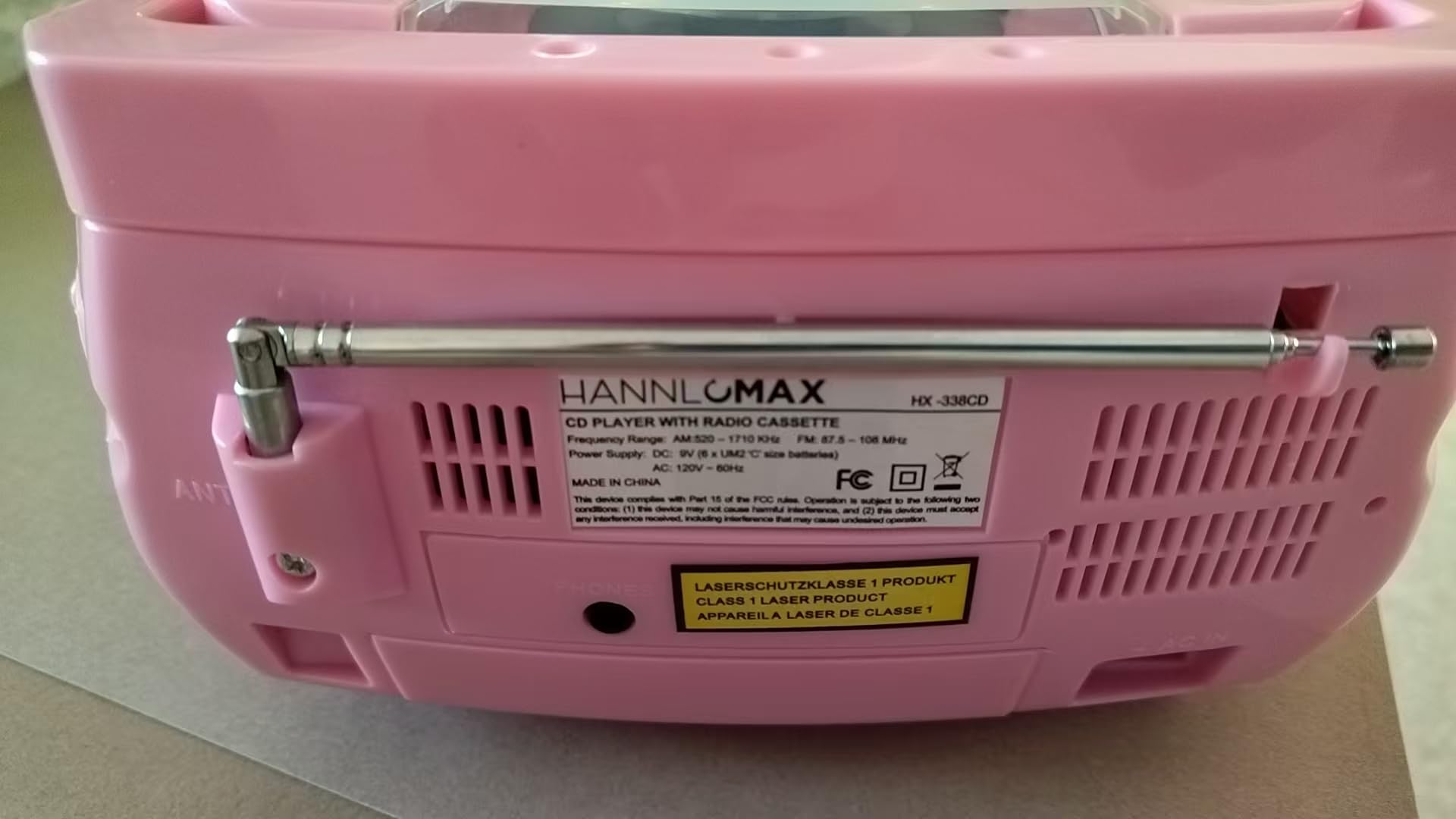 パーマンラウム　CD Amazon.com: HANNLOMAX HX-338CD CD Boombox, AM/FM Radio, Cassette