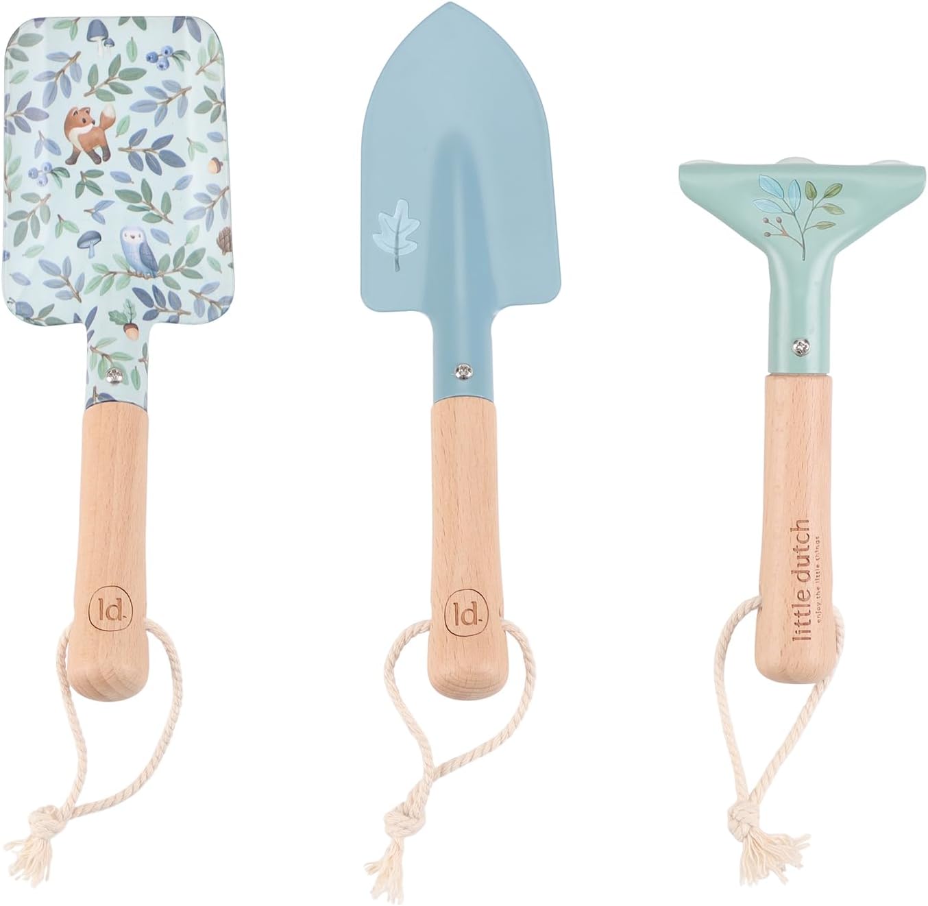 Little Dutch Forest Friends 9111 Garden Tools Set for Children 3 Pieces