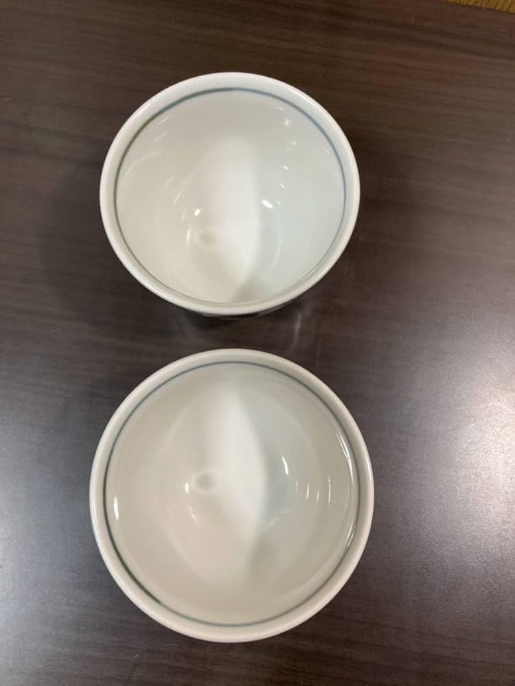 Amazon | ▽砥部焼≪梅山窯 湯のみ 2個≫湯呑み カップ | ノーブランド