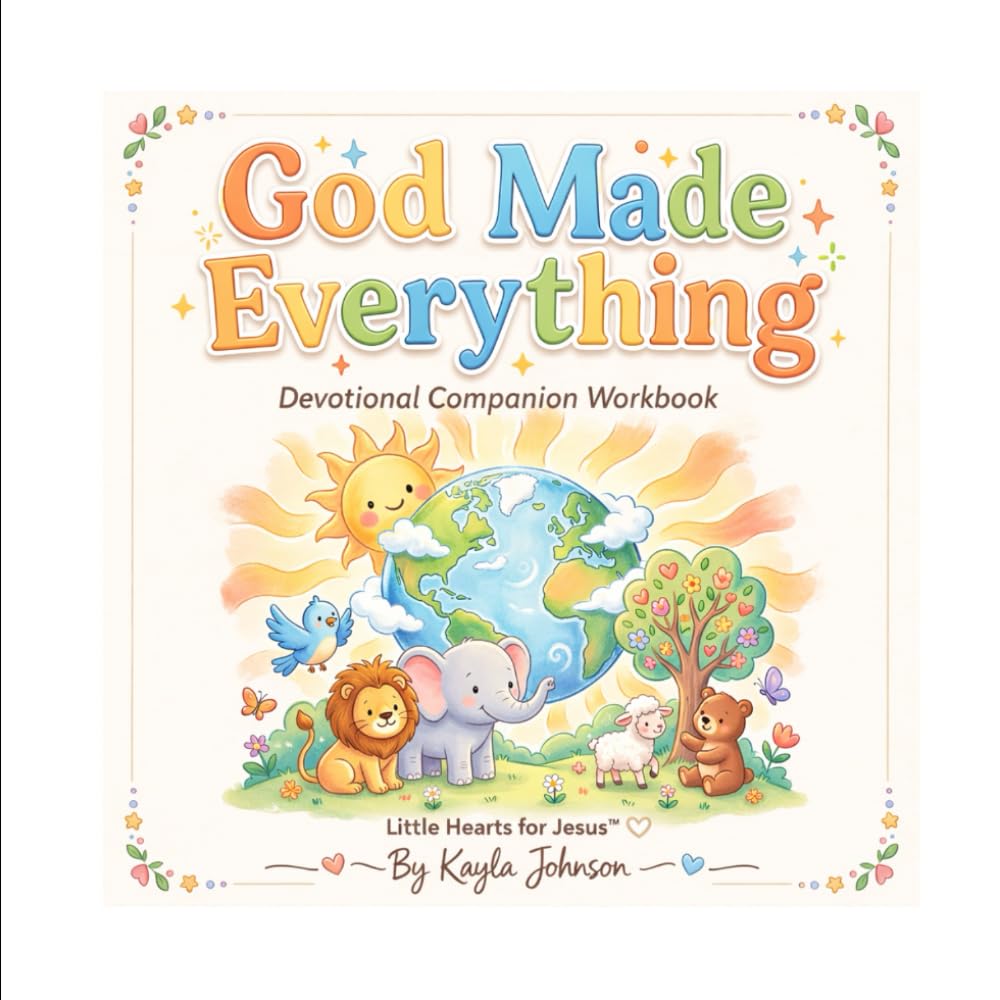 God Made Everything: Devotional Companion Workbook (Little Hearts for Jesus)