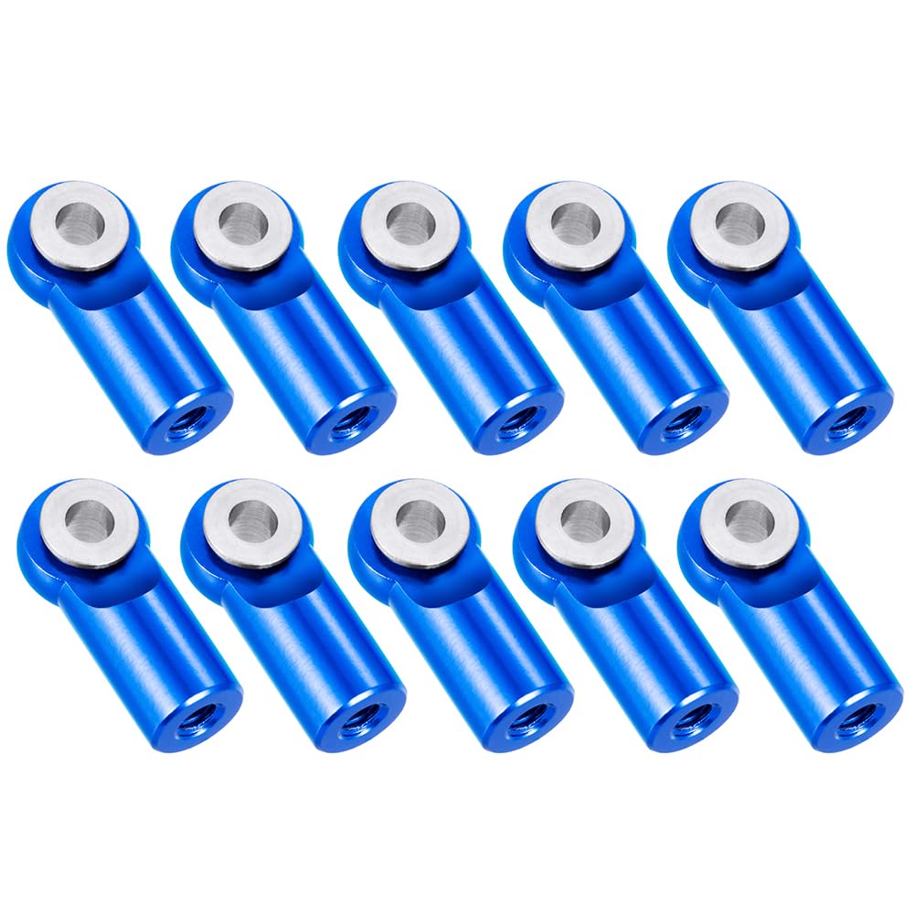 5 PCS 2mm / M2 Liaison Fin Tie Rod End Métal Rotule Noir pour RC Bateau De Voiture Avion Robot