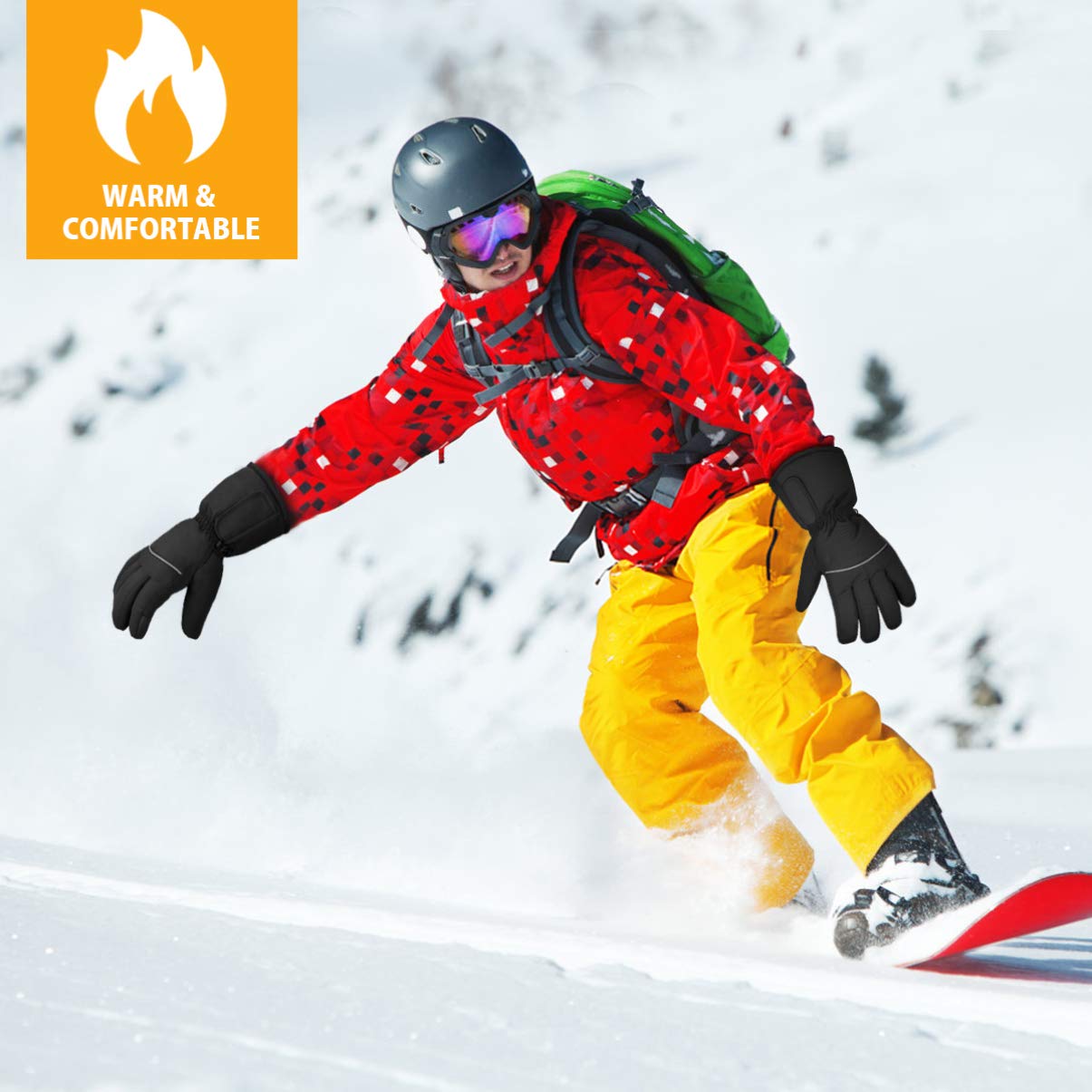 Damen Winterhandschuhe - Warm Gestrickt Mit Weichem Futter Für Kalte Tage