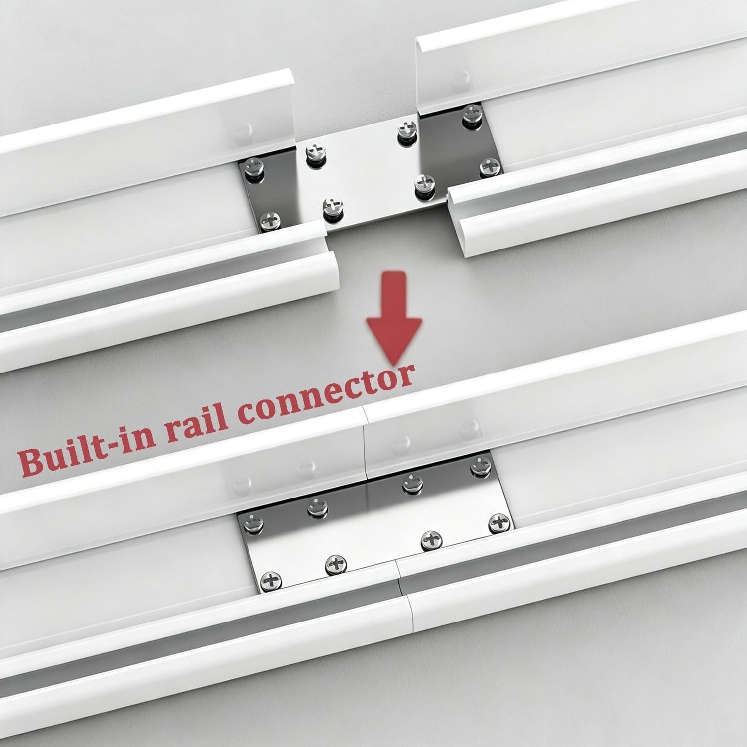 Rail double for rideaux Caisson à rideaux Aluminium plafond/mur