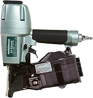 Metabo HPT NV65AH2 Coil Siding Nailer - Pneumatic 15°/16° Nails for Sheathing, Decking, Fencing | Lightweight 4.8 lbs Power Tool