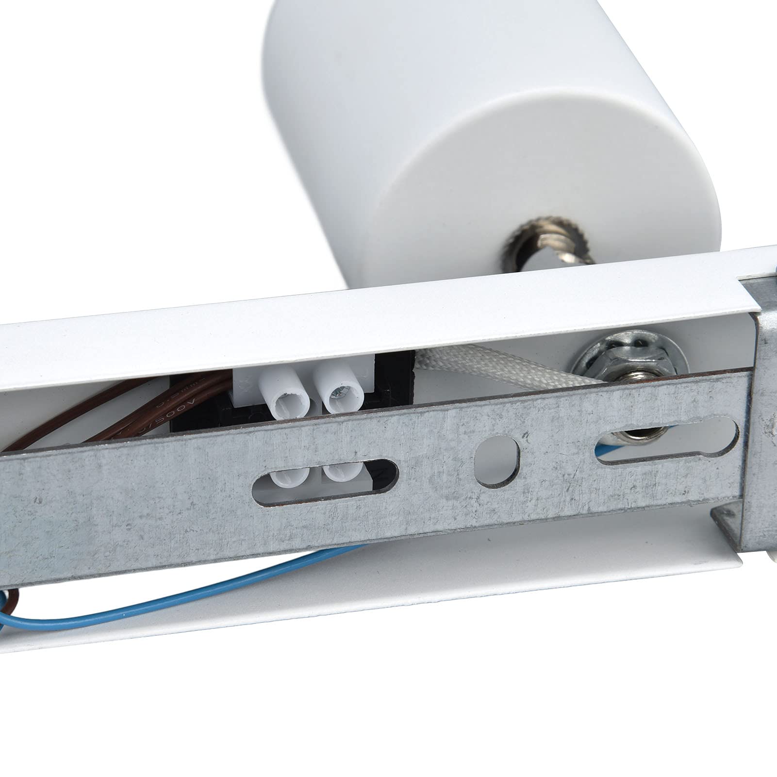 GU10 Lampenfassung mit Flexiblem Drehdesign (Four long strips of white)