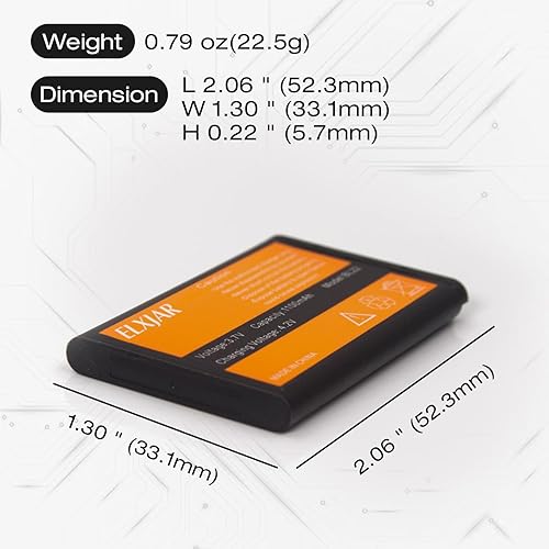 Miniatura 3 de hflexgrad LUITON LT-316 TIDRADIO TD-M8 Zastone X6 WLN KD-C1 Zeadio ZS-B1 DC - Paquete de 2 baterías de repuesto para Walkie Talkies Retevis RT22