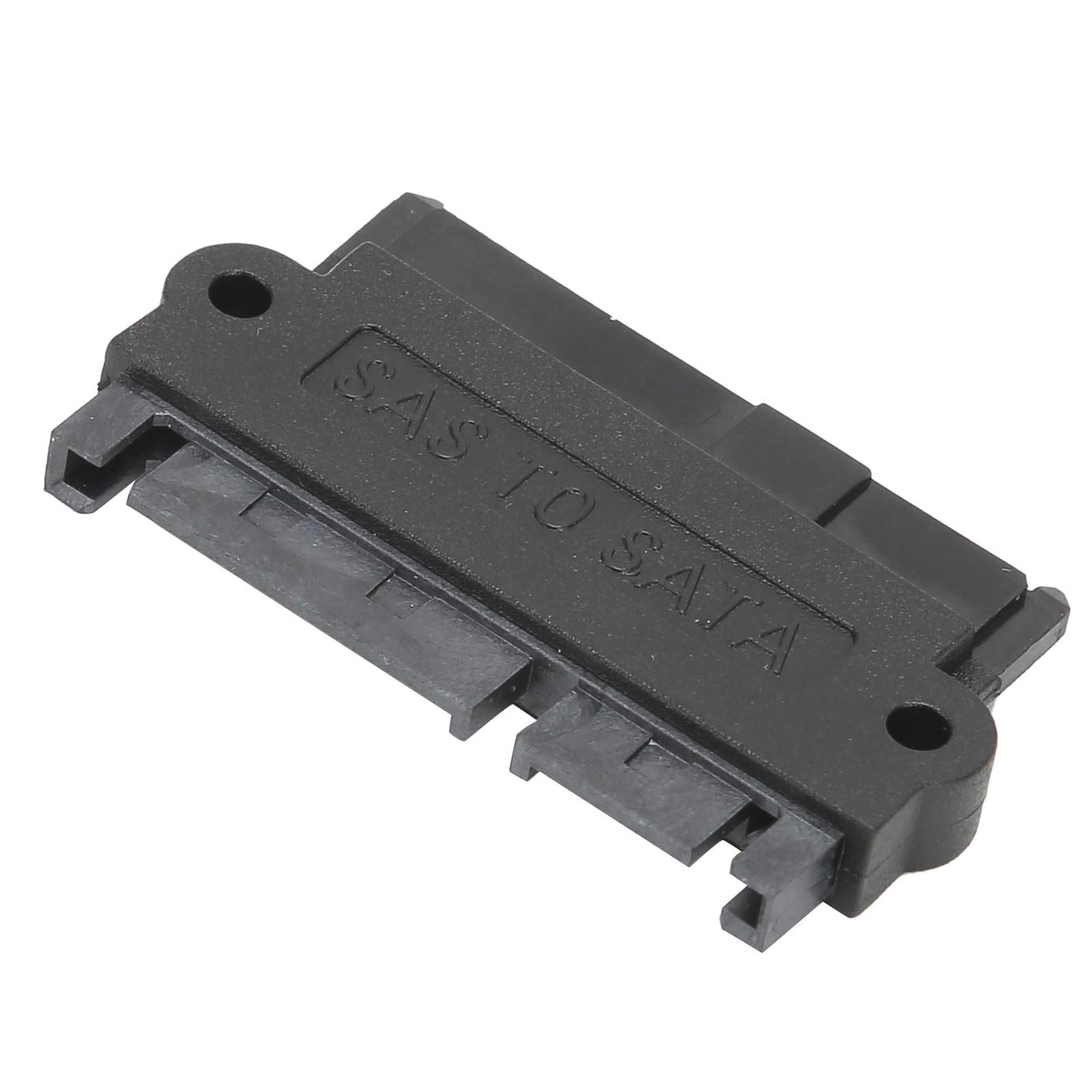 Adapter SAS do SATA, 22-pinowy na 7-pinowy SF-092 SAS + 15-pinowy dysk twardy SATA Płyta główna 15-pinowy konwerter zasilacza(black)