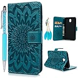 Viaje conveniente: Compatible con Samsung Galaxy J7 2017(J730), tiene ranuras para dejar su tarjetas y billetes. Acceso completo a todos los puertos