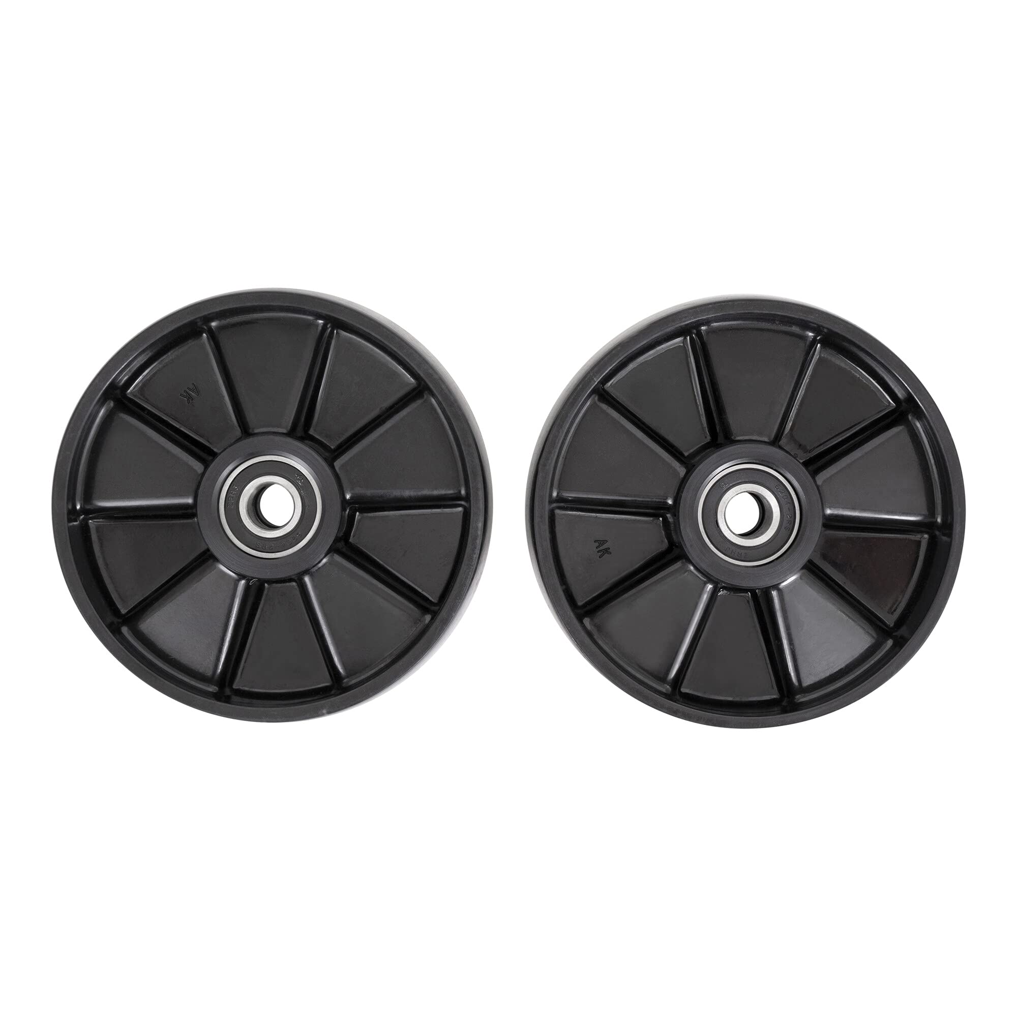 Jeu de roues directrices en nylon STIER pour transpalettes