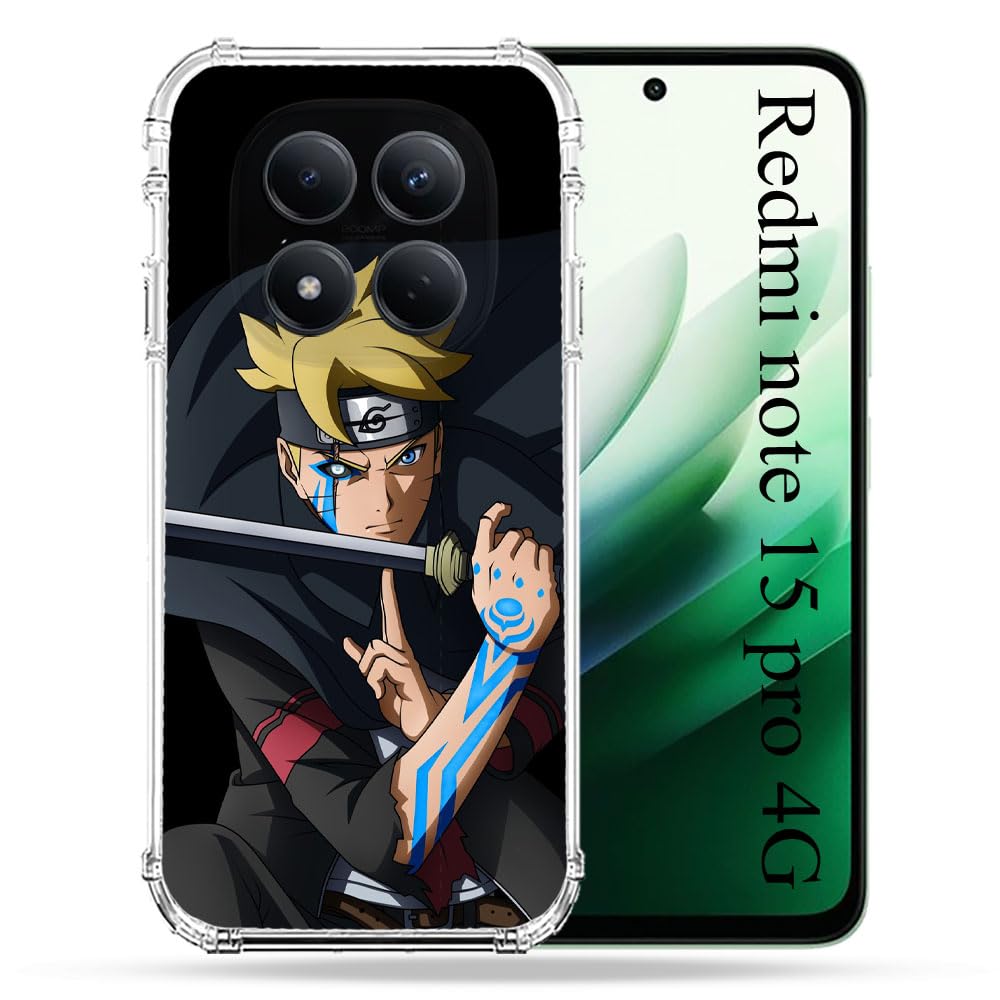Coque Redmi Note 15 Pro 4G antichoc manga Boruto - 2