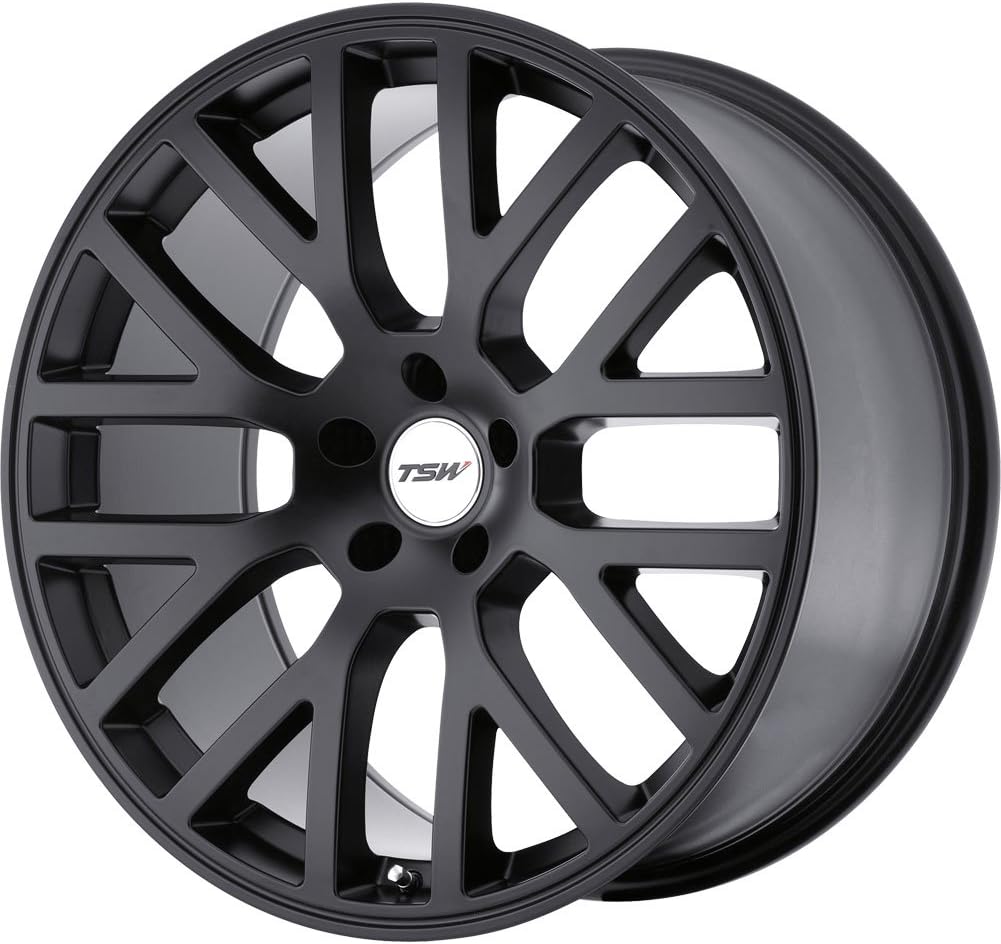 Amazon.com: TSW Alloy Wheels Donington Matte Black Wheel (17x7