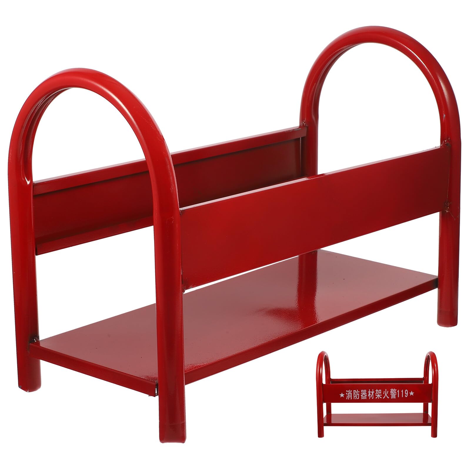 Soporte Metálico para Extintor de Incendios 2-4kg de Hierro | Rojo, Estructura Simple y Firme, para Hogar y Escuela, Base Reforzada de 2-4kg Estilo Aleatorio