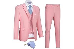 Stylish and Affordable: Men&#x27;s Slim Fit 3-Piece Suit