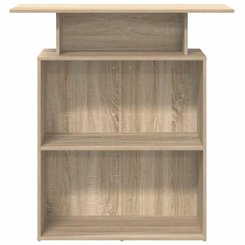 vidaXL Mostrador de recepción Roble Sonoma 100x40x104 cm Madera de ingeniería
