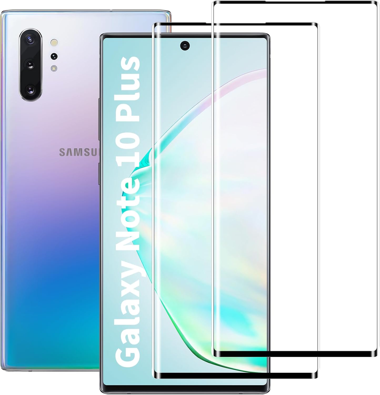 [2Pack] Galaxy Note 10 Plus Screen Protector, [9H Hardness