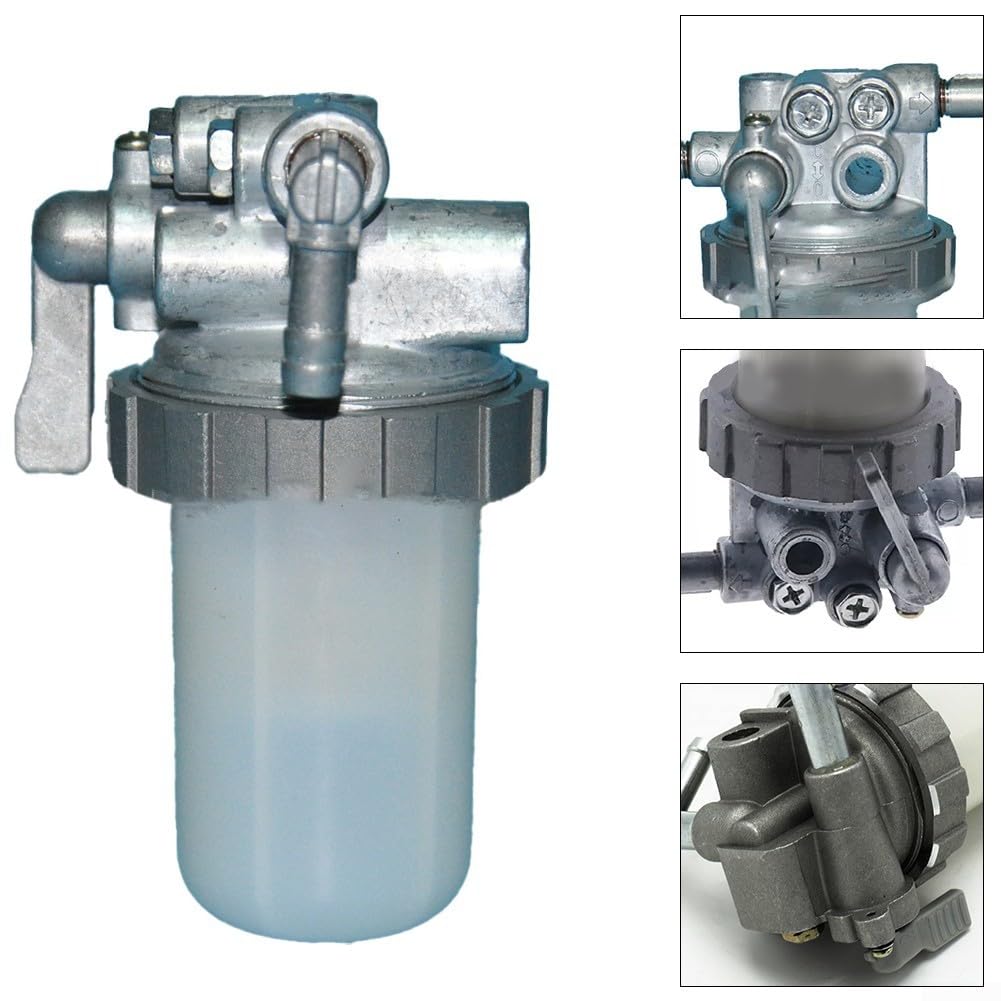 Zilimontt Separatore di acqua dell'olio ad alte prestazioni 12933555701,Fit Perfect Fitment 3TNE88 4TNE106T 1 Separatore di acqua olio Separatore in lega vanta una facile installazione
