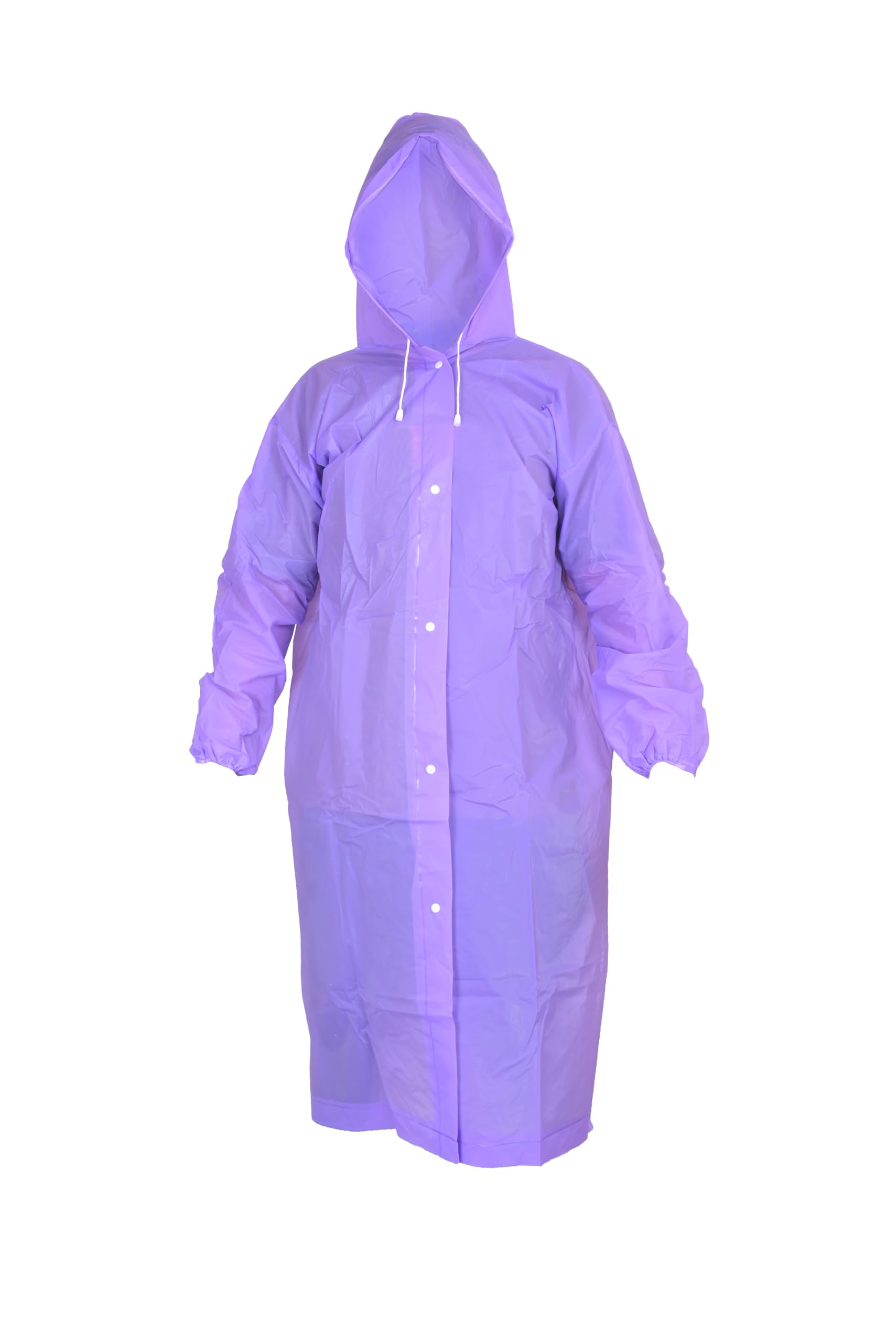 Long Waterproof Rain Coat with Hood, Unisex Adult, Available in Blue, Black, Purple, Yellow, Pink, Grey-picture-30