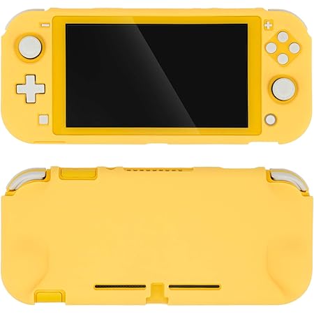 Amazon Com Geekshare Protective Case For Nintendo Switch Lite Ergonomic Protective Grip Cover For Nintendo Switch Lite Yellow Electronics