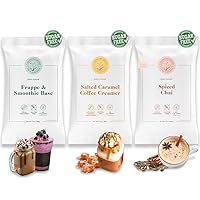 Vista 12 de 5 SPARROWS - Crema de café saludable sin azúcar (chocolate blanco) - Endulzada con stevia, cero azúcar, mezcla de bebida saborizada apta para dieta