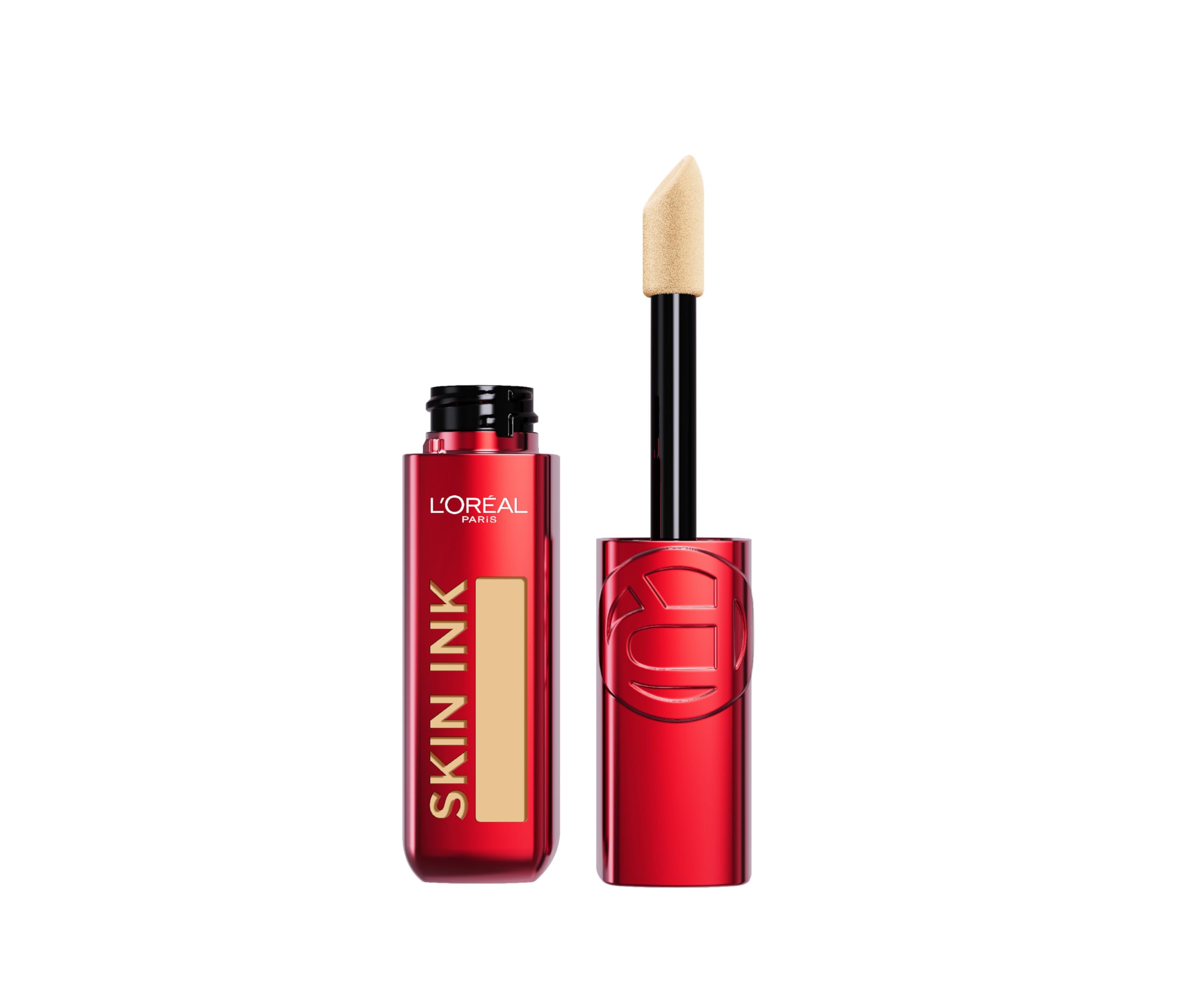 L'Oreal Paris Infaillible Skin Ink, Foundcealer, Opaque Like a Foundation, Light Like a Concealer, Up to 48H Semi-Permanent Make-Up, Waterproof, Sweat-Resistant, No Staining, Light Warm 140 No. 140 - Light Warm