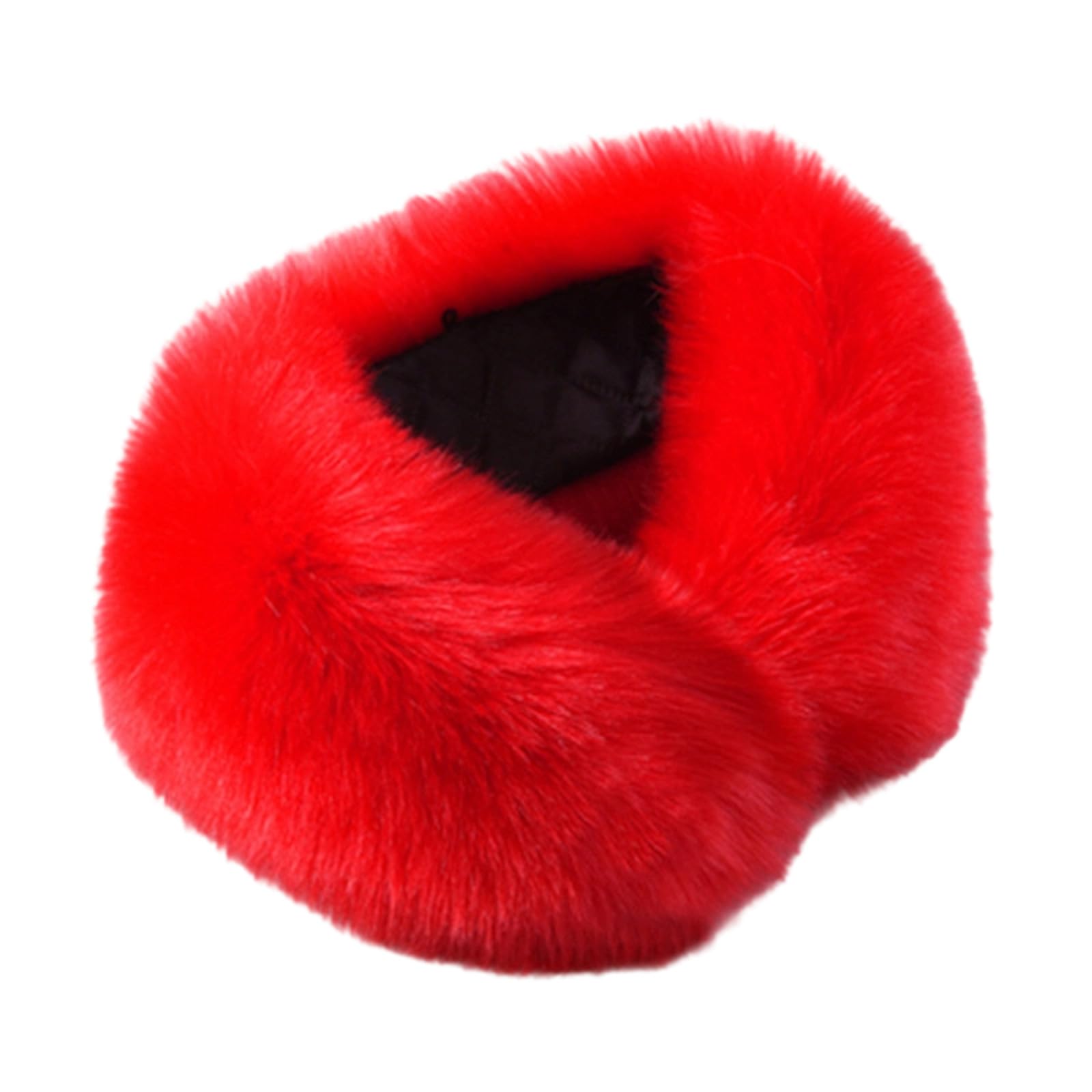 MICFENY Winter Warmth Artificial Furs Scarf Lightweight Friendly Neck Wrap Stylish Winter Neck Warmer For Outdoor Activities