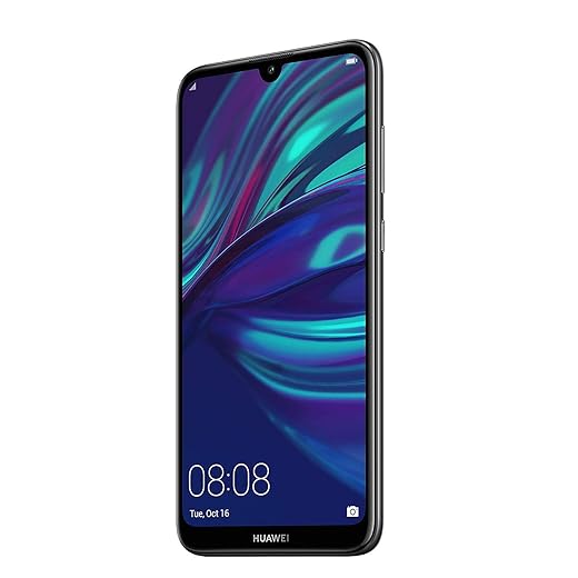 Huawei Y7 2019 Smartphone 6.26" 3gb/32gb Dual Sim, Midnight Black