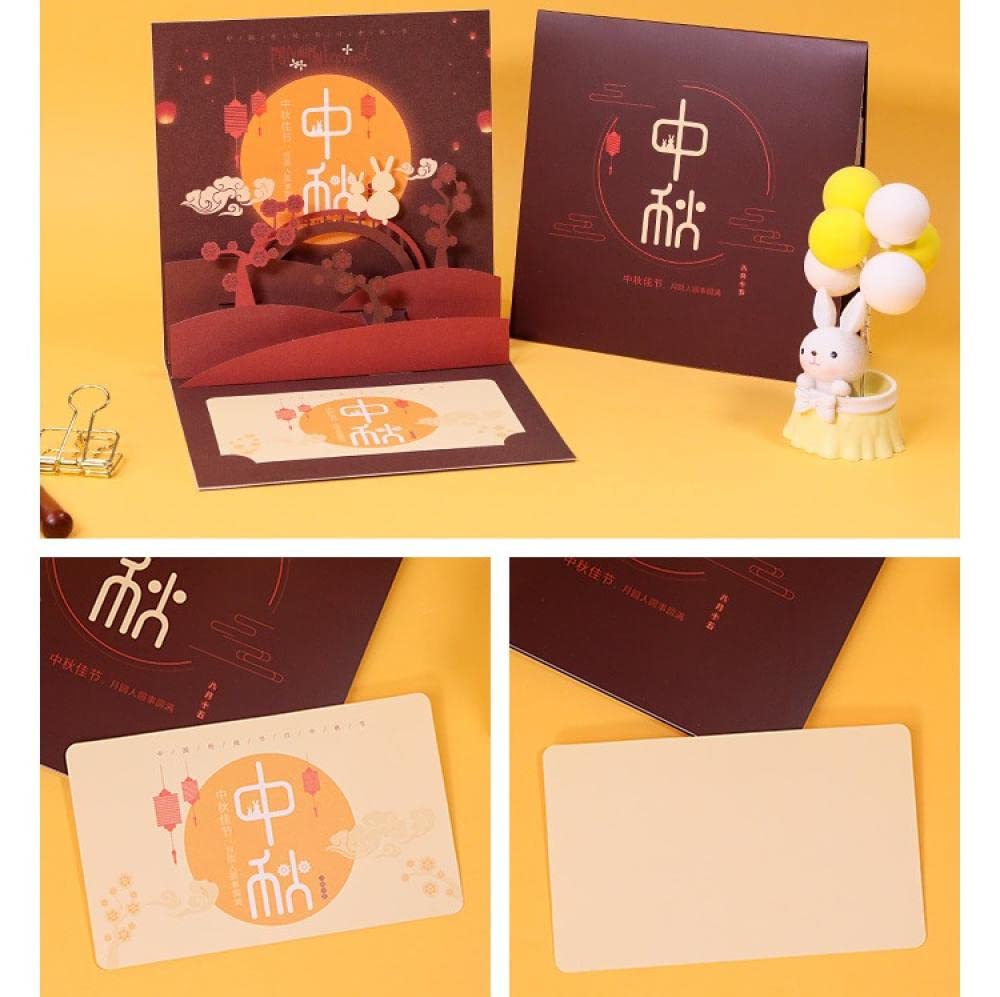 Amazon | LZHLMCL 季節のグリーティングカード 中秋節グリーティング