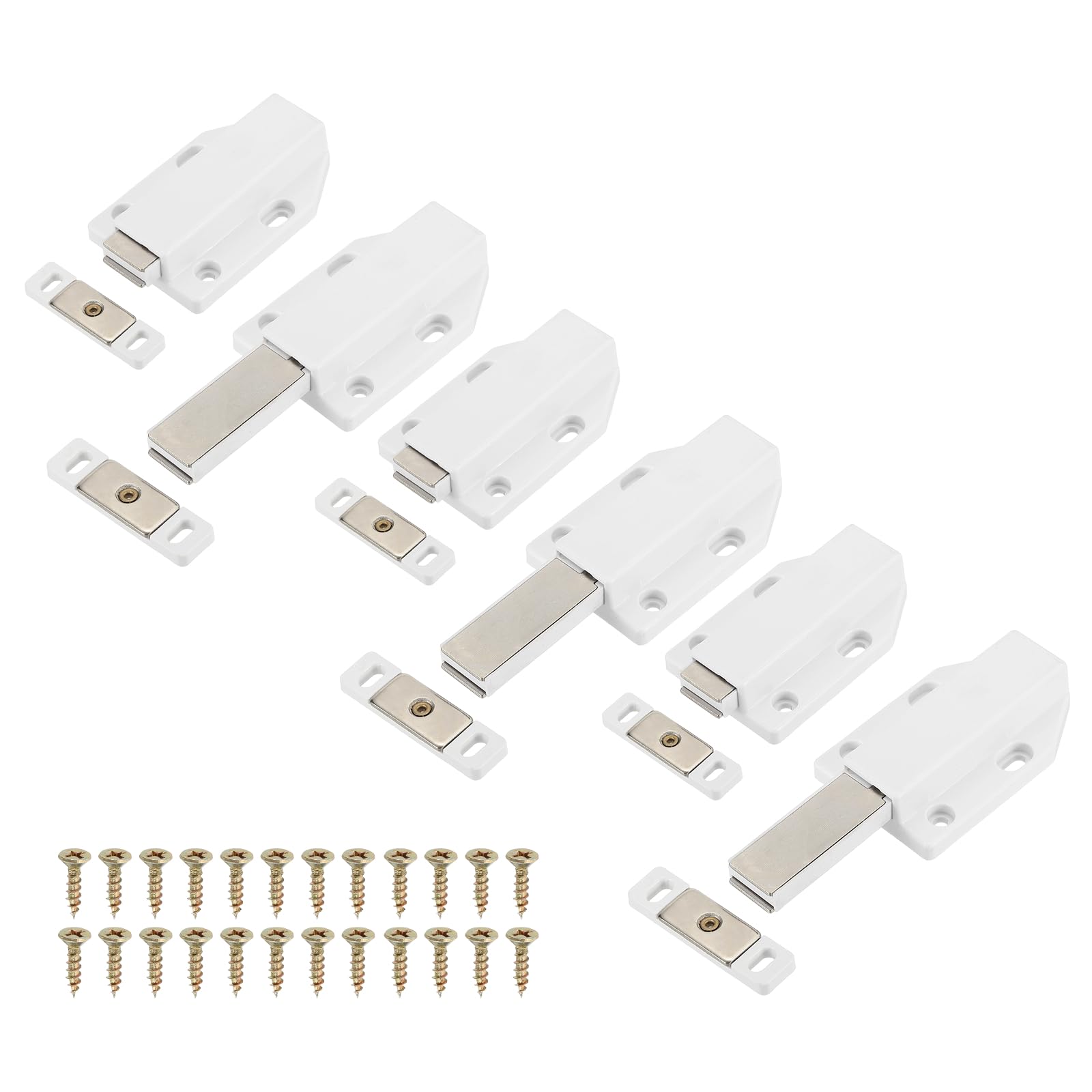 PATIKIL 6 Pcs Magnetic Push Latch