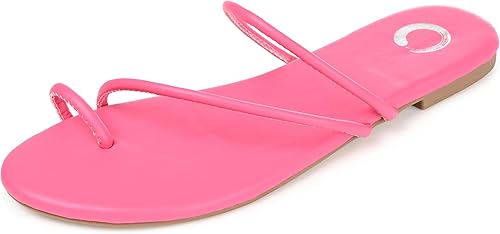 Journee Womens Tanaya Slide Low Block Heel Sandals