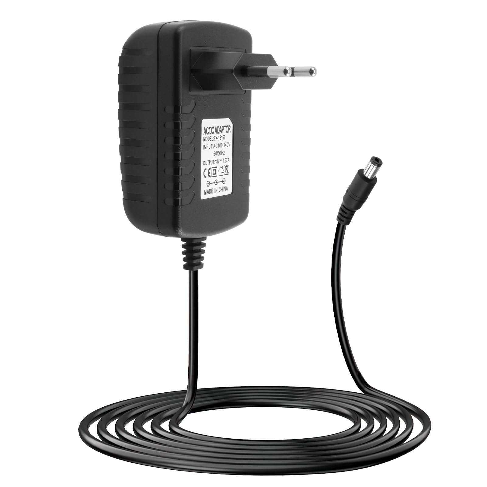 Adaptador 30W para Alexa Echo 3ª 4ª Generación, Echo Show 8 10 15 2ª Gen, Echo Plus 2ª Gen, Alimentador Repuesto con Cable 2 m, 18V 1.67A para Altavoces Inteligentes Echo