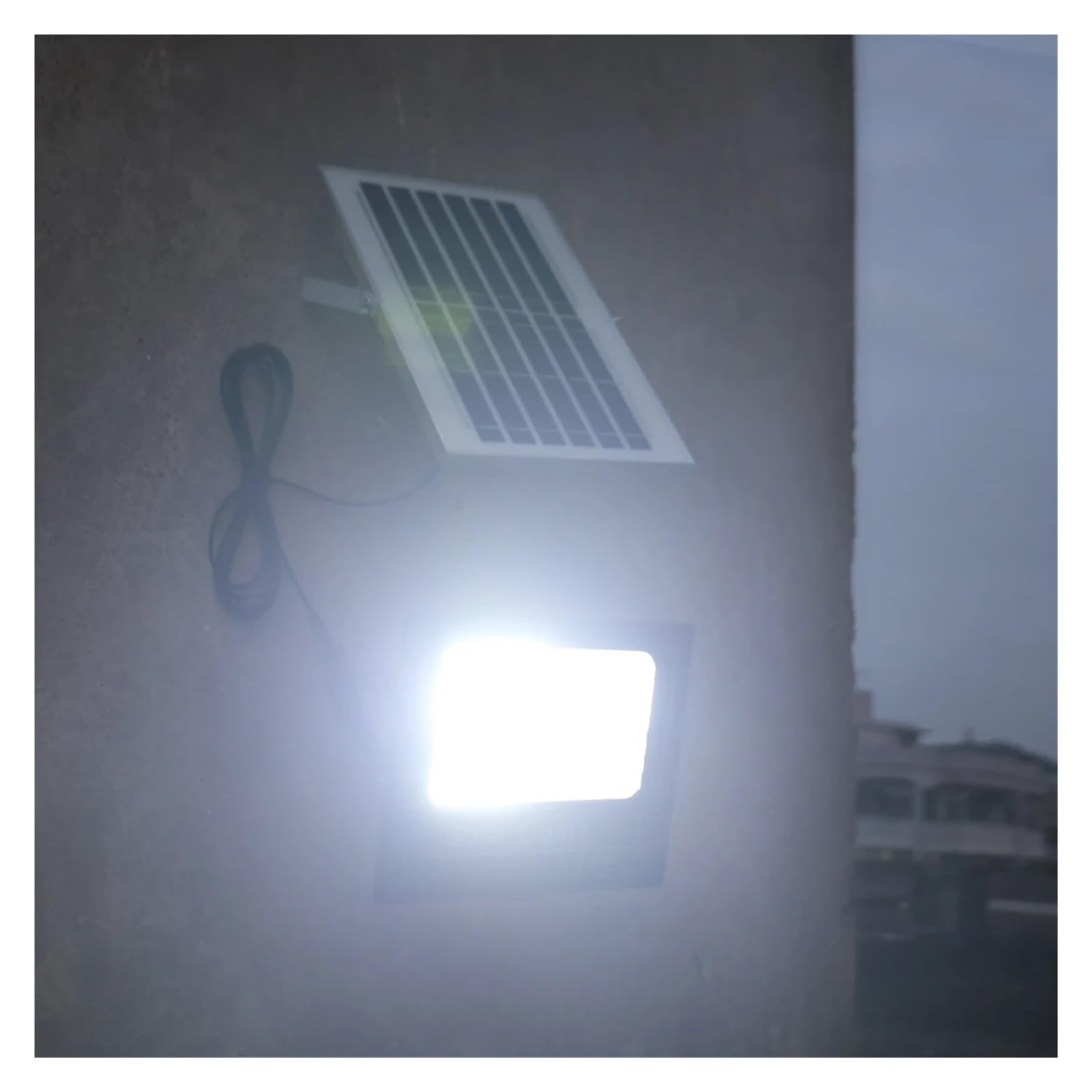 Lampa solarna zewnętrzna, Lampa słoneczna LED 500 W Światła powodziowe Zewnętrzne reflektory słoneczne Reflektory z pilotem do Garden Street