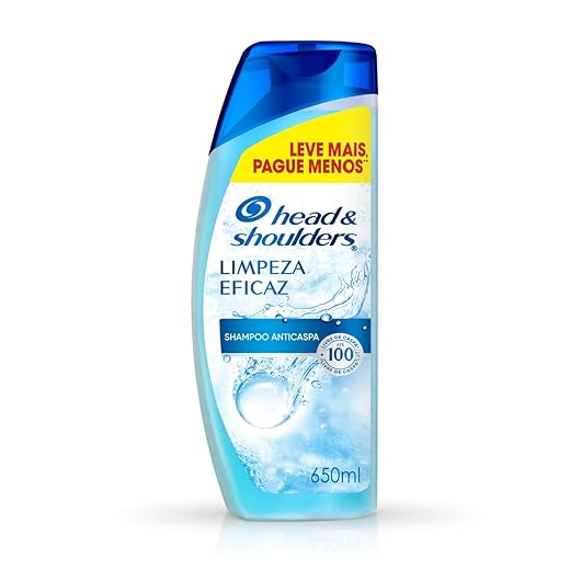 Shampoo Anticaspa Head & Shoulders Limpeza Eficaz 650 ml