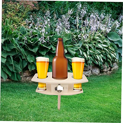 Support à bière de sol pour éviter les bouteilles renversées dans l'herbe - 5