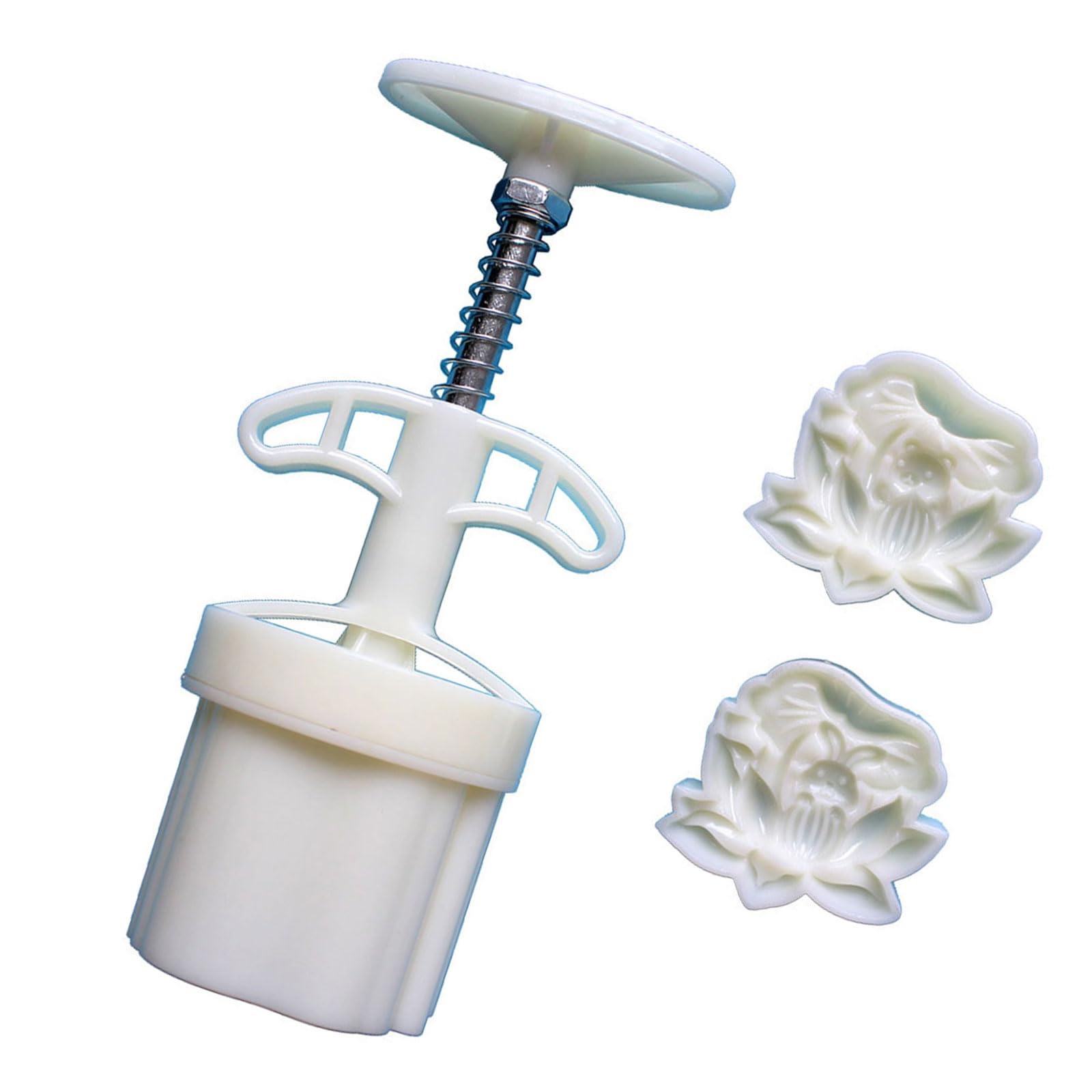 sodeber Press 50g Capacity, ABS Mold for Homemade Pastries, Dessert Decorating Tools Flower Pastries Multipurpose Cookie Press