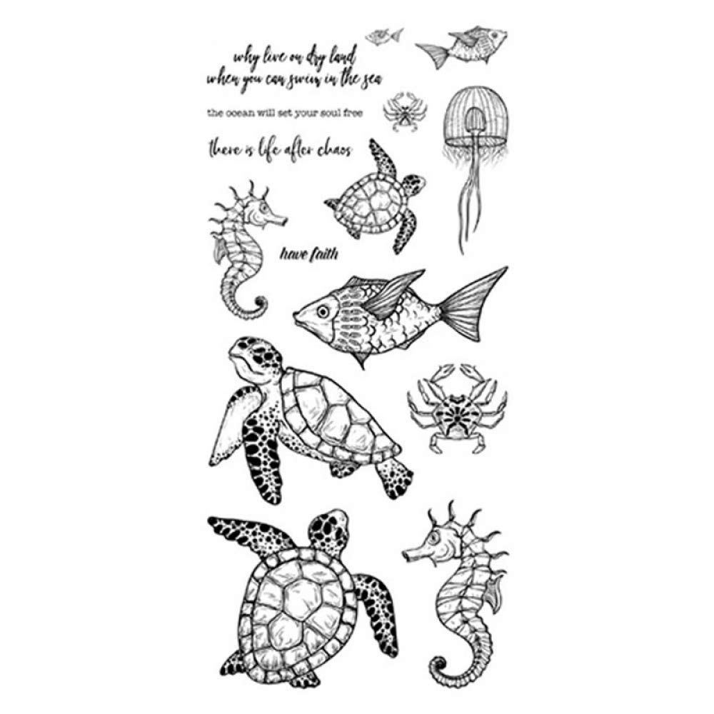 Ocean Animal Octopus Crab Metal Cutting Dies Stencils Scrapbooking Paper Cards A